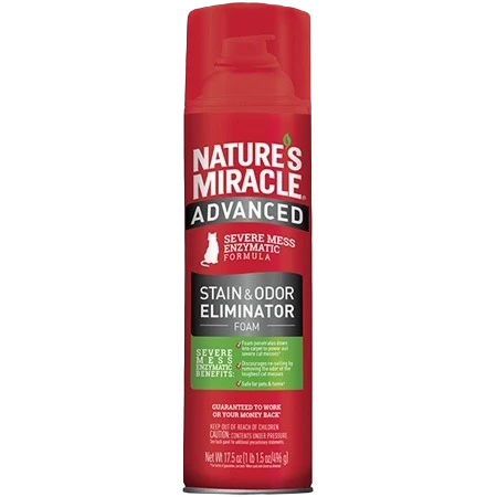 Relaxed Nature's Cat Advanced Stain Odor Foam 17.5 oz. Premium