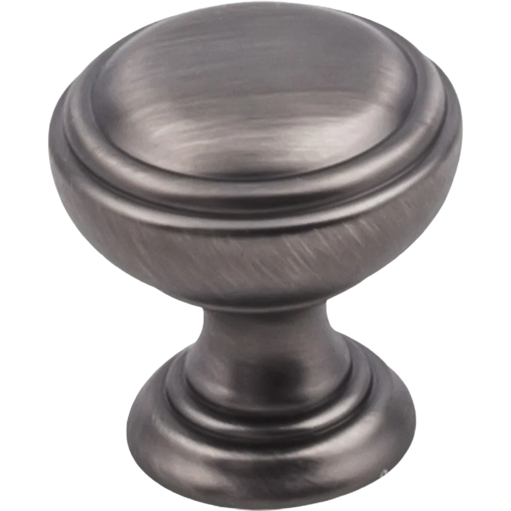 Reusable Hardware Resources 1-1 4 In. Tiffany Knob Brushed Pewter Next-Generation