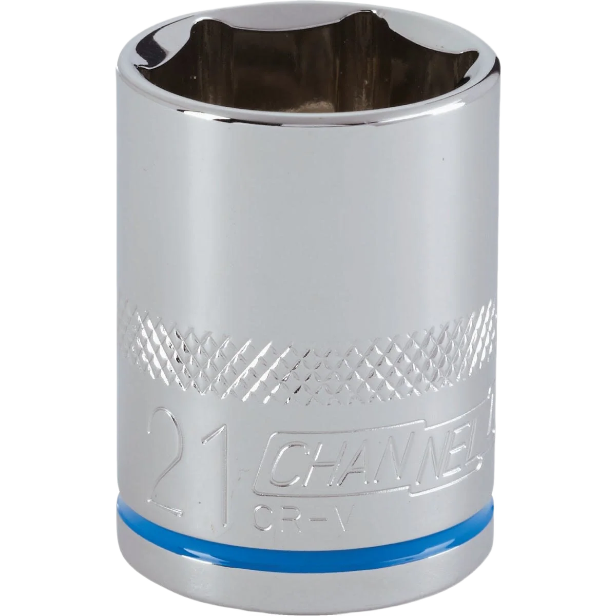Versatile Channellock 1 2 in. Drive 21mm 6-Point Shallow Metric Socket Next-Generation