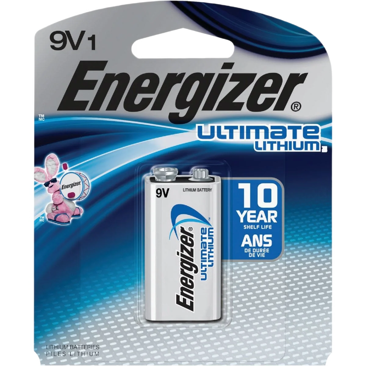 Fast Energizer 9V Lithium Battery Green