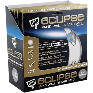 Fine Crafted DAP Eclipse Rapid Wall Repair Patch 4-pack Functional