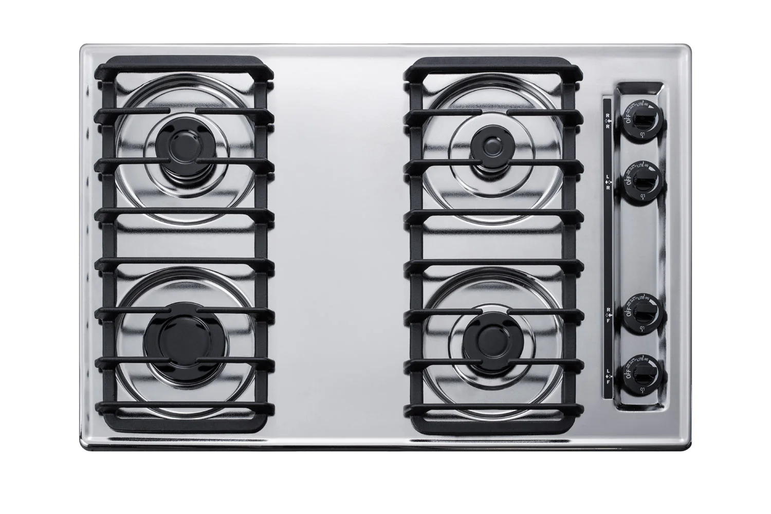 Fashionable 30 Wide 4-Burner Gas Cooktop Exceptional