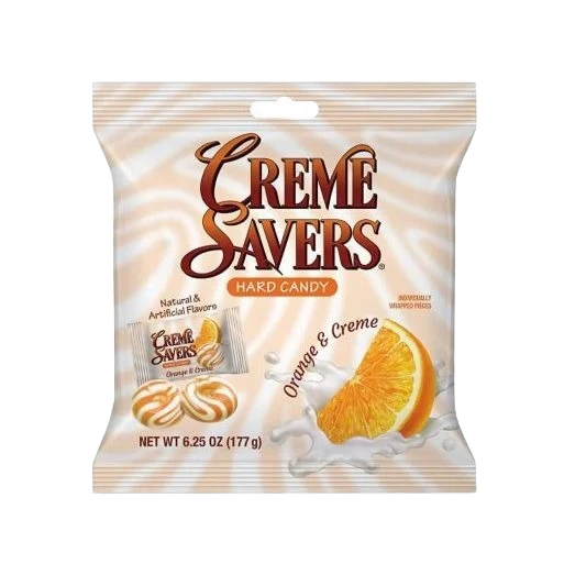Superior Creme Savers Orange Creme - 6.25 oz. Exceptional