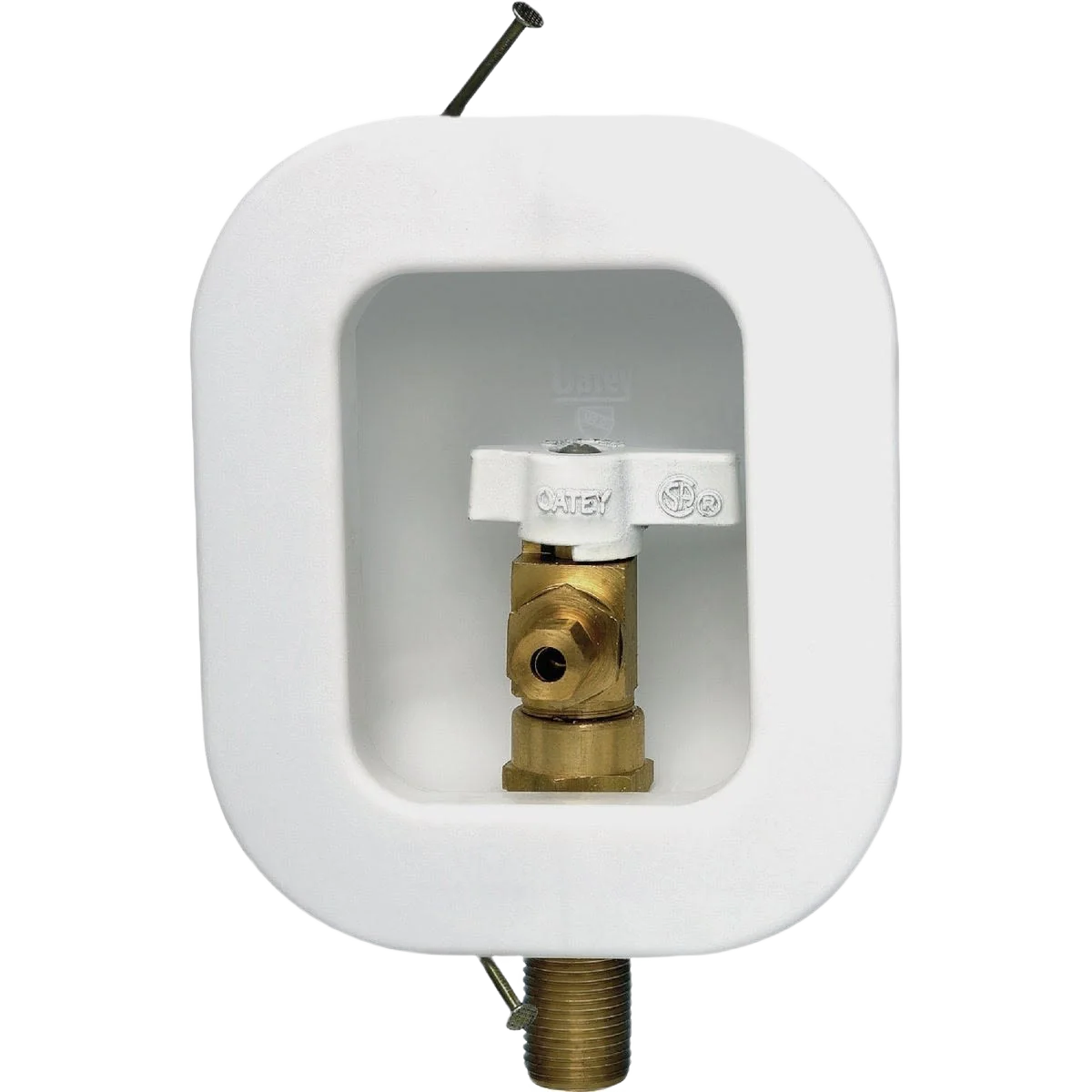 Verified Oatey 12K Ice Maker Outlet Box with Nails Selected