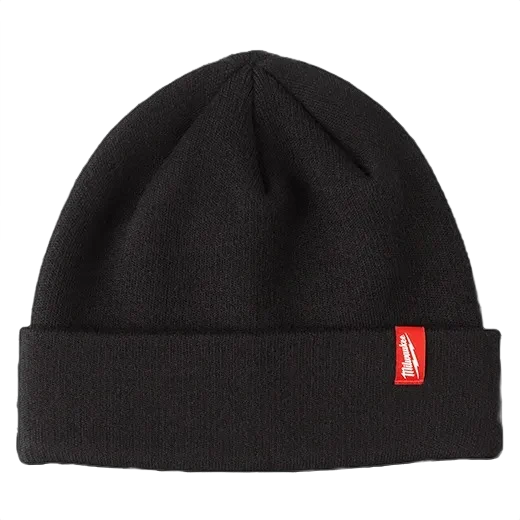 Casual Milwaukee Rib-Knit Cuffed Beanie - Black Versatile
