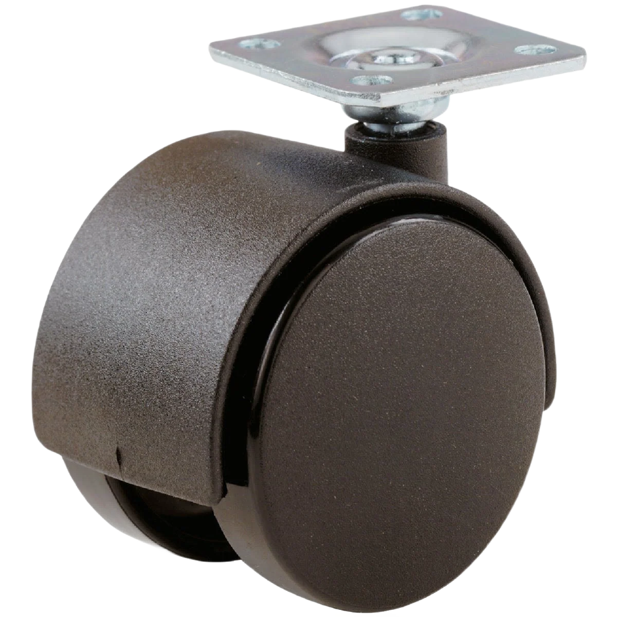 Original Design Do it 1-5 8 In. Black Twin Wheel Plate Caster 2-Pack Quality