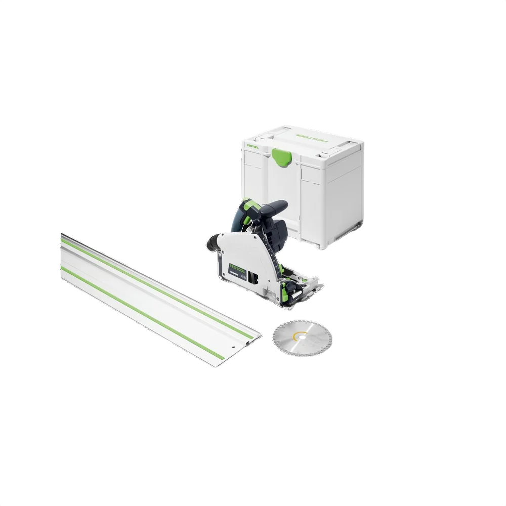 Contemporary Festool 577422 TS 60 KEB-F-Plus Plunge Cut Track Saw w 55 in. Guide Rail Selected