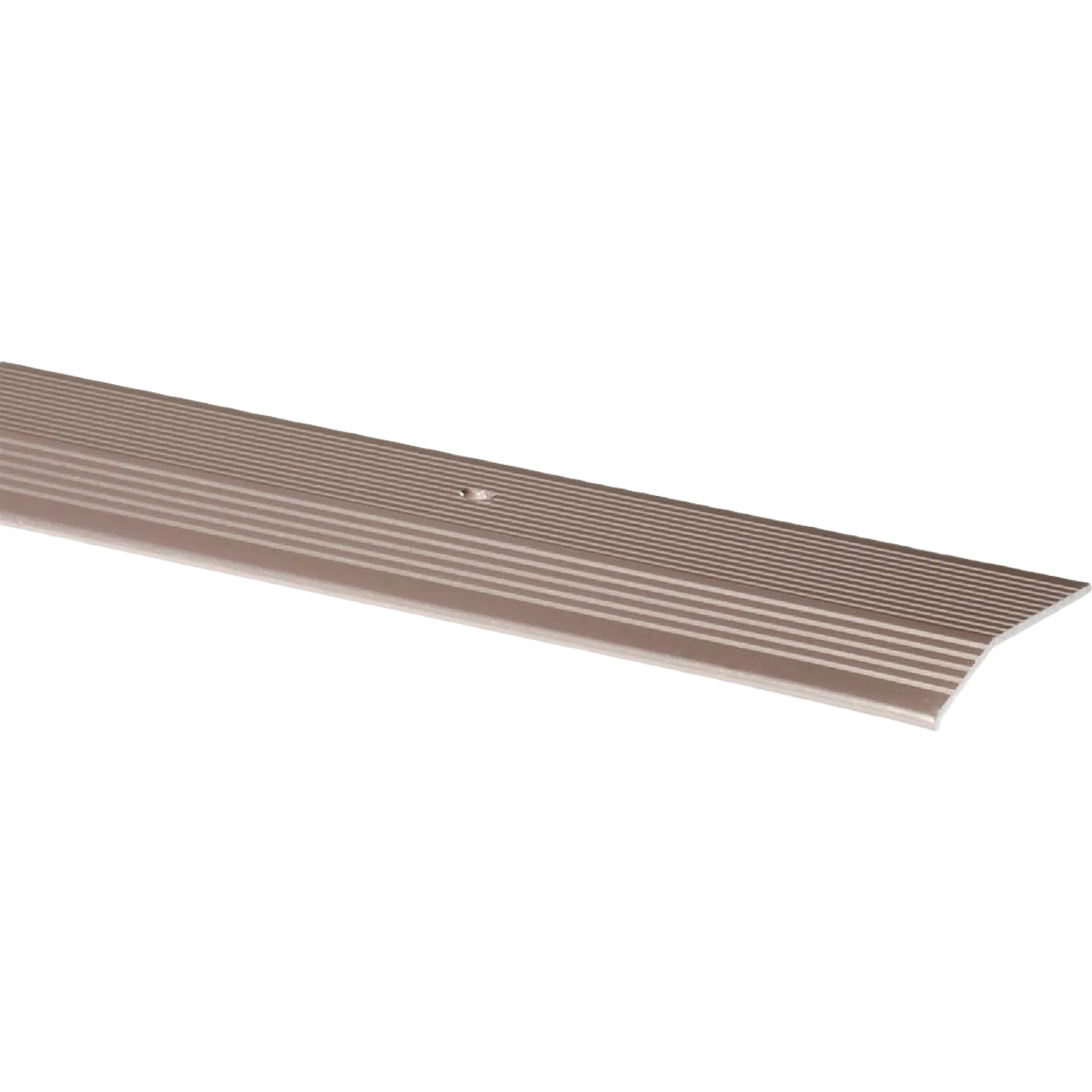 Lightweight M-D Pewter Fluted Carpet Extra Wide Trim Bar 2 in. x 3 ft. Superior