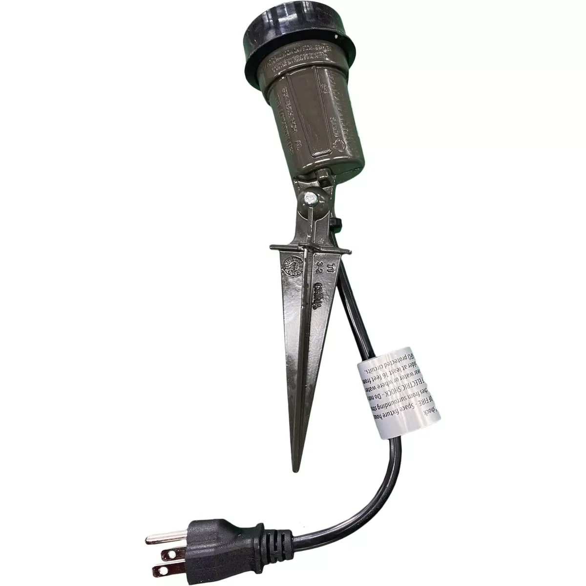 Detailed Southwire PAR38 Bronze Weatherproof Spike Lamp Holder Fine Crafted