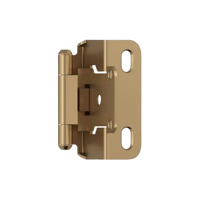 Elegant Amerock 1 2 Overlay Self-Closing Partial Wrap Champagne Bronze Cabinet Hinge Organic