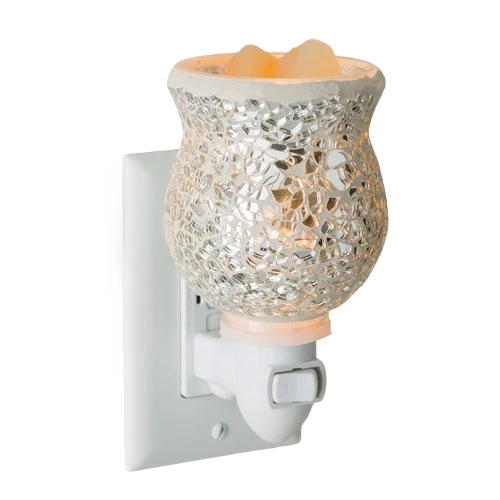 Lightweight Candle Warmers Reflection Glass Pluggable Fragrance Warmer High-Grade