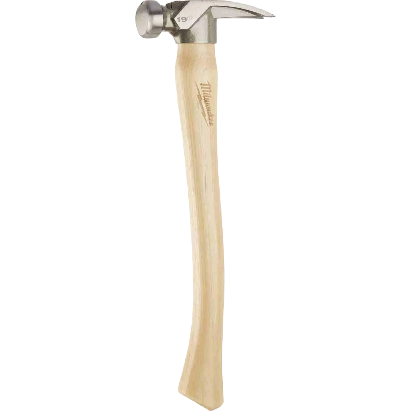 Traditional Milwaukee 19-oz Smooth Face Hickory Handle Framing Hammer Fast
