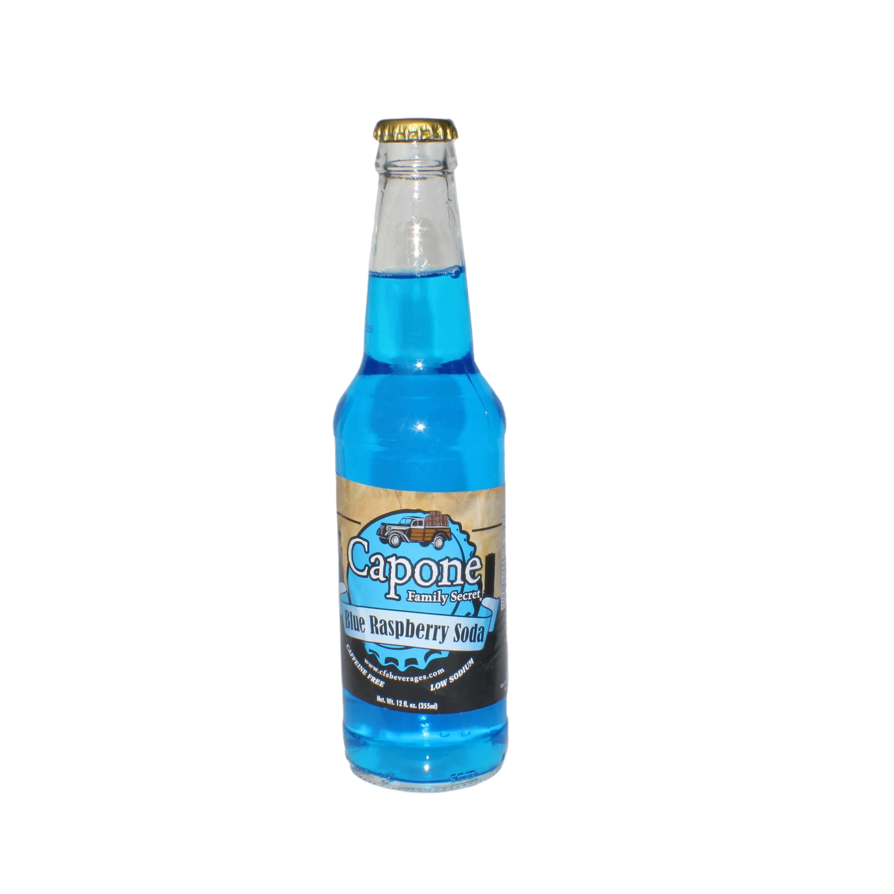 Classic Capone Blue Raspberry Soda 12 oz. Easy-to-Use