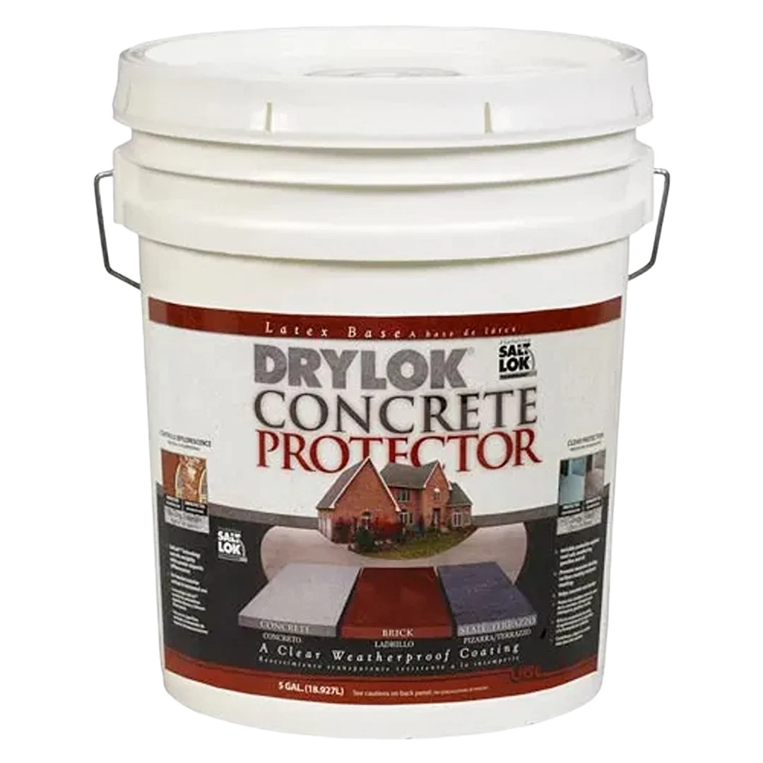 Stylish Drylok Clear Concrete Sealer Protector 5 Gallon Clean