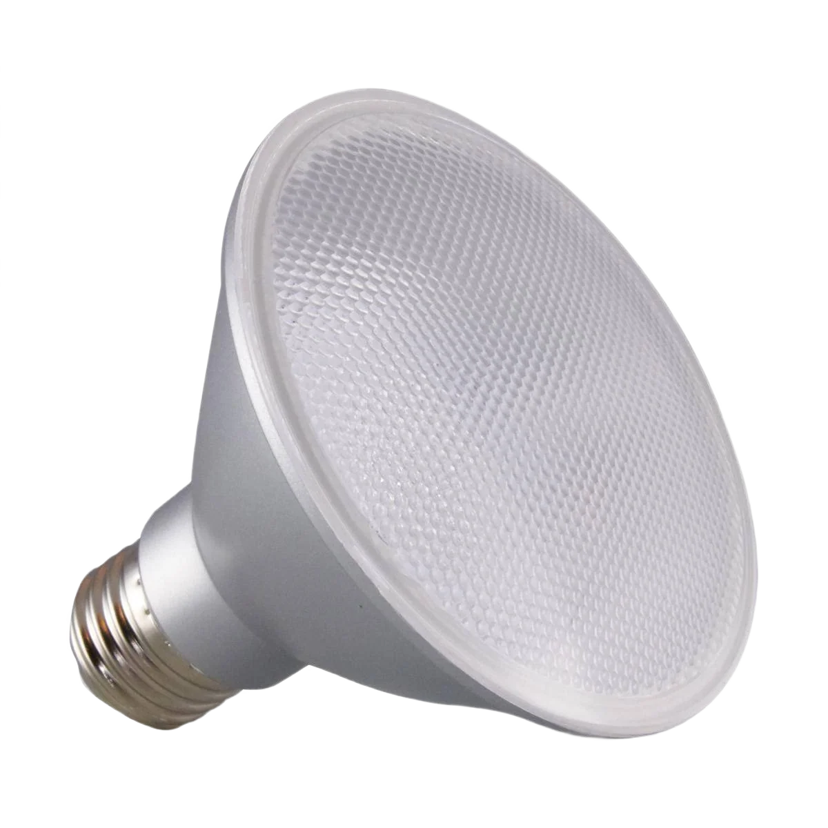 Enhanced Satco 12.5 Watt PAR30SN LED Neutral White Medium Base Light Bulb 25 deg. Beam Spread Specialty
