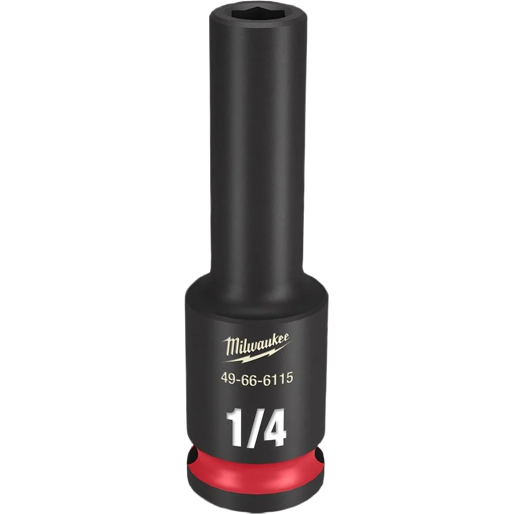 Comfortable Milwaukee SHOCKWAVE™ Impact Duty™ 3 8 Drive 1 4 Deep 6 Point Socket Eco-Friendly