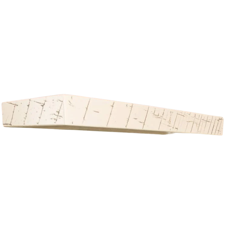 Official Etchwood 36 in. White Rustic Floating Shelf First-Class