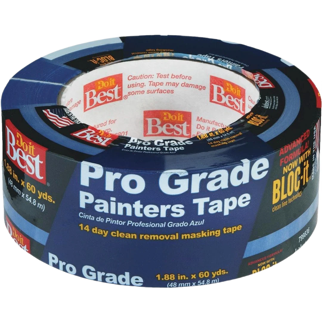Premium Material Do it Pro Grade 1.88 In. x 60 Yd. Blue Masking Tape Recyclable