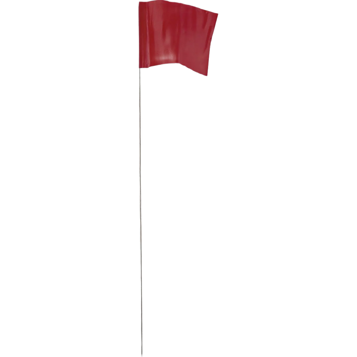 Fine Empire Red 2-1 2 in. x 3-1 2 in. Stake Flags 100-Pack Fine Crafted