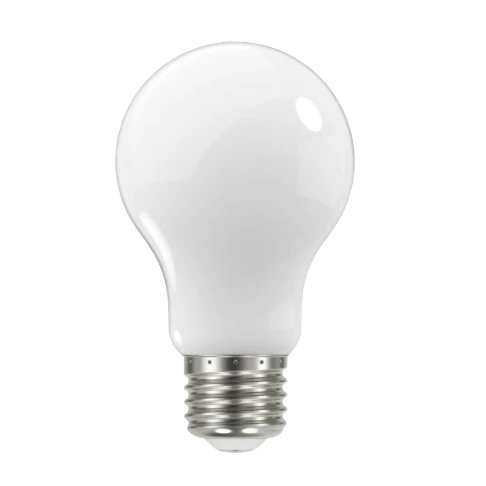 Smooth Satco 8.2 Watt A19 LED Soft White Warm Medium Base Light Bulb Practical