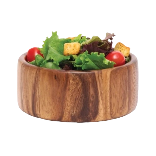 High-Grade Lipper Acacia Straight Side Bowl Small Authentic