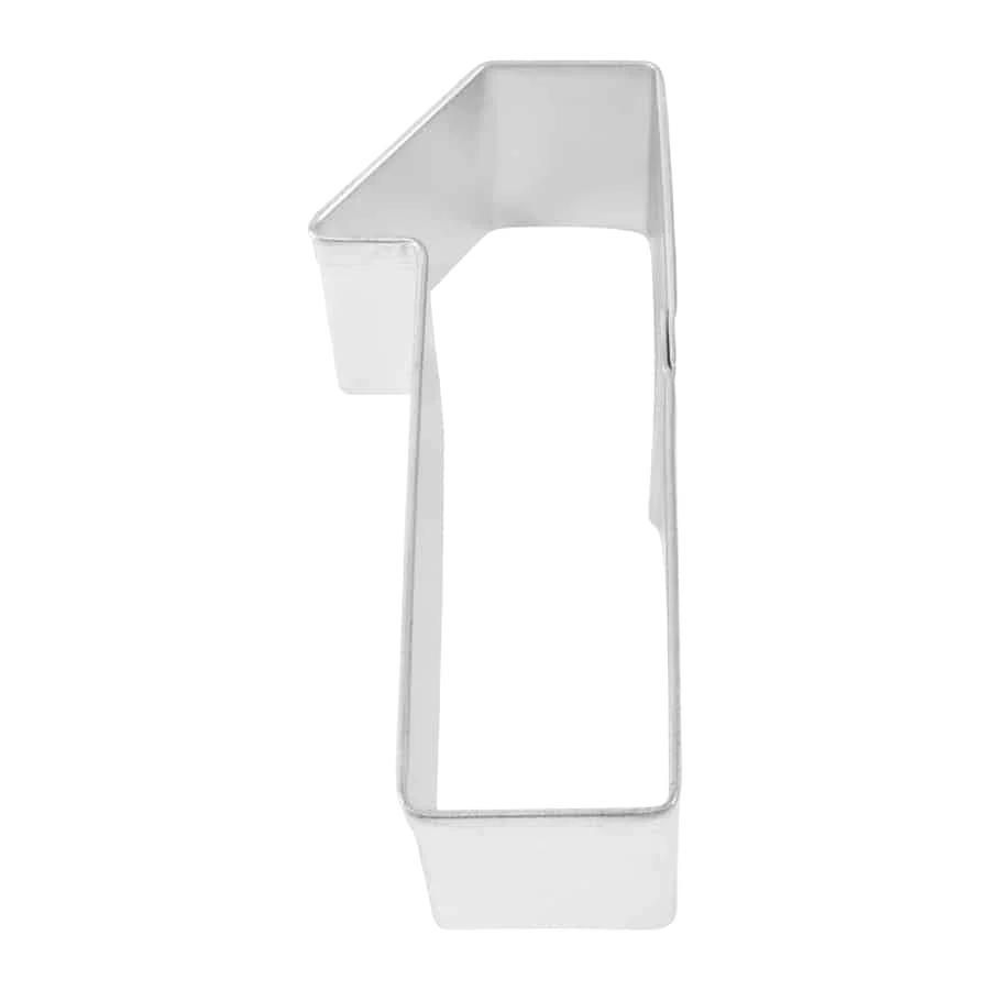 Detailed R M International Number 1 Cookie Cutter 3 in. Classic