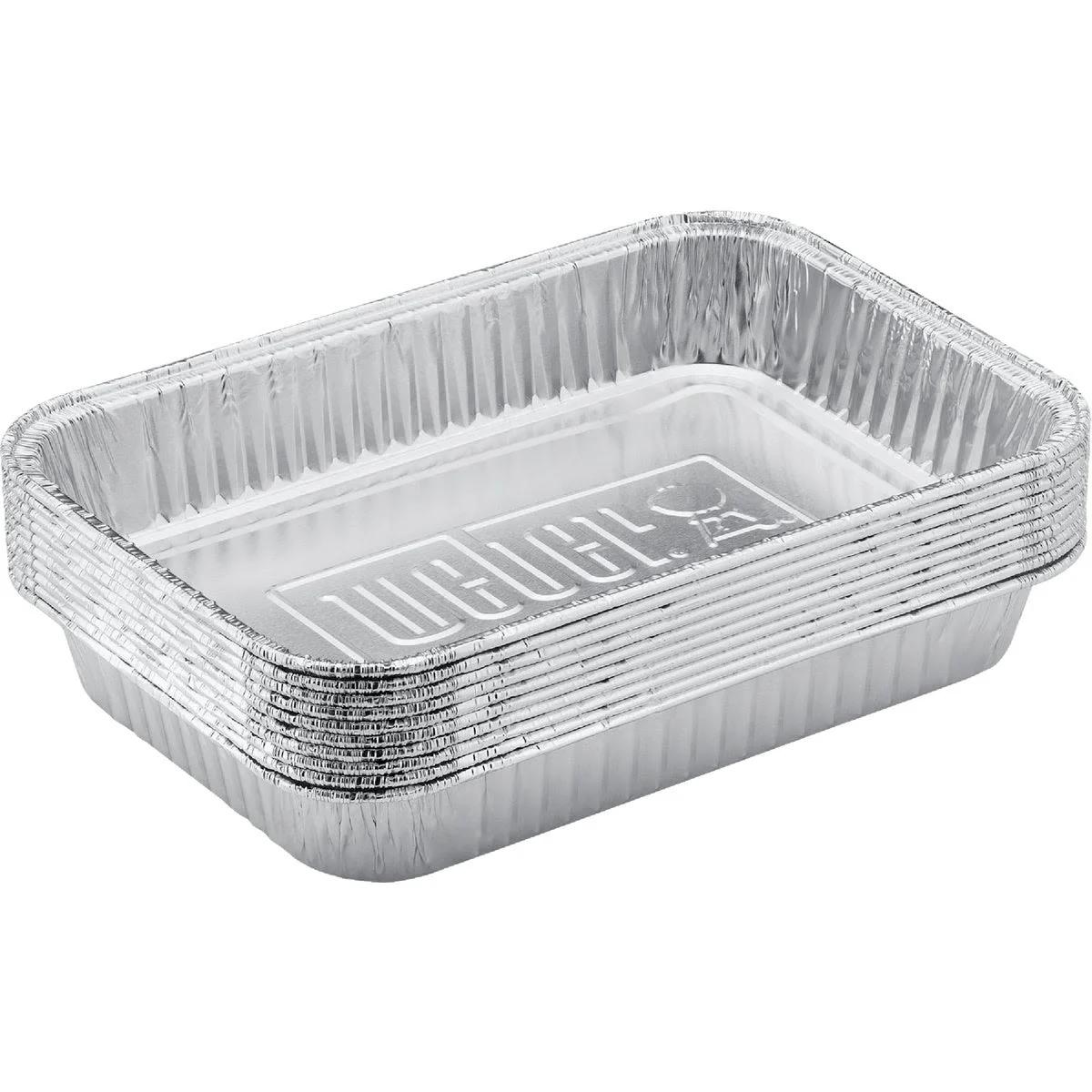 Clean Weber Small Aluminum Drip Pans 10 Pack Versatile