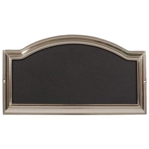 Elegant Hillman Distinction Address Plaque Nickel Premium