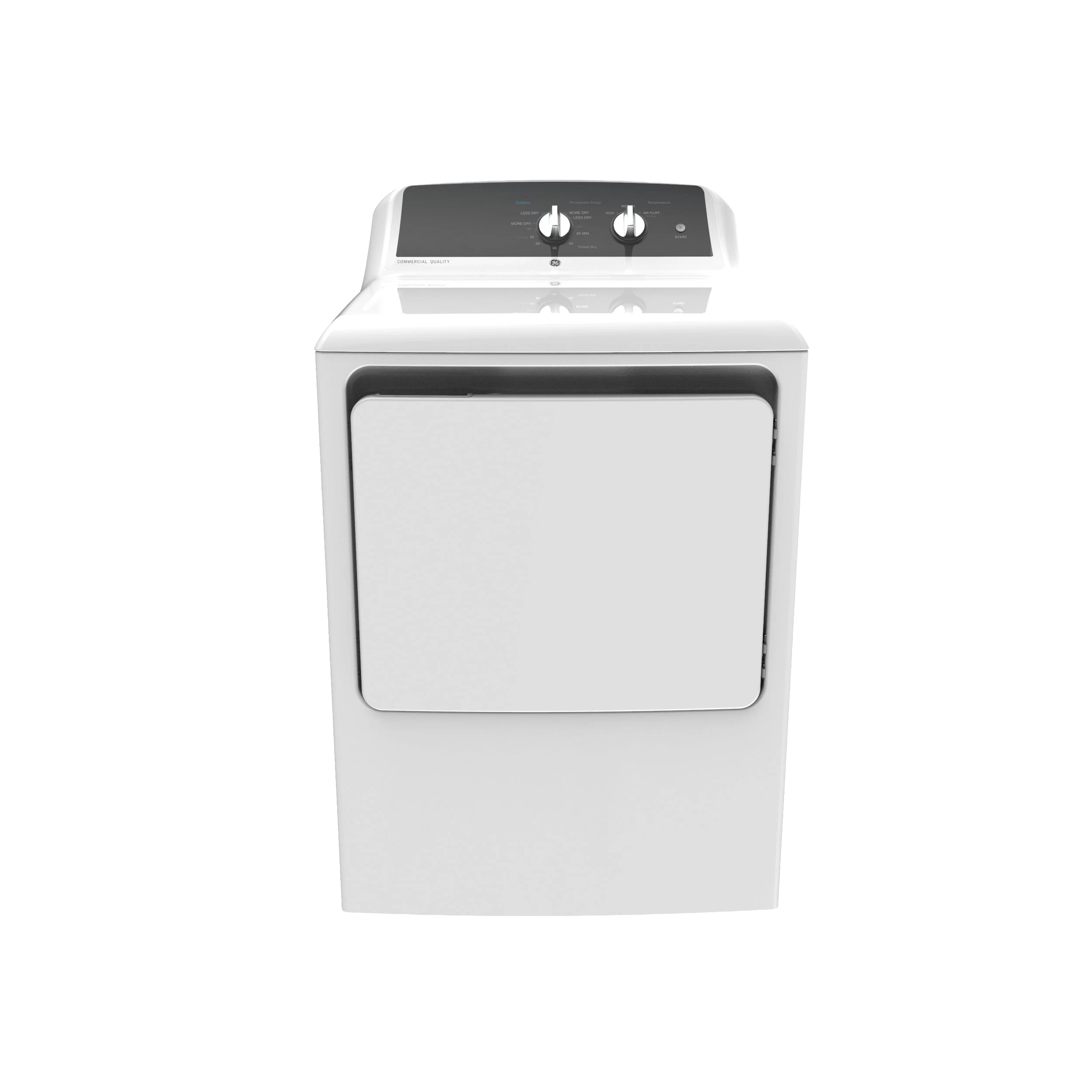 Fashionable GE 6.2 cu. ft. Capacity Gas Dryer with Up To 120 ft. Venting and 5-yr Limited Warranty Soft