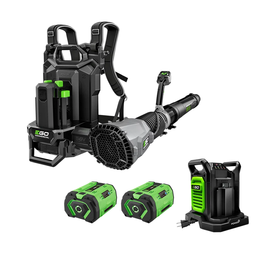 Crafted EGO Commercial 800 CFM Backpack Blower 2 10.0Ah Batteries Charger Proven