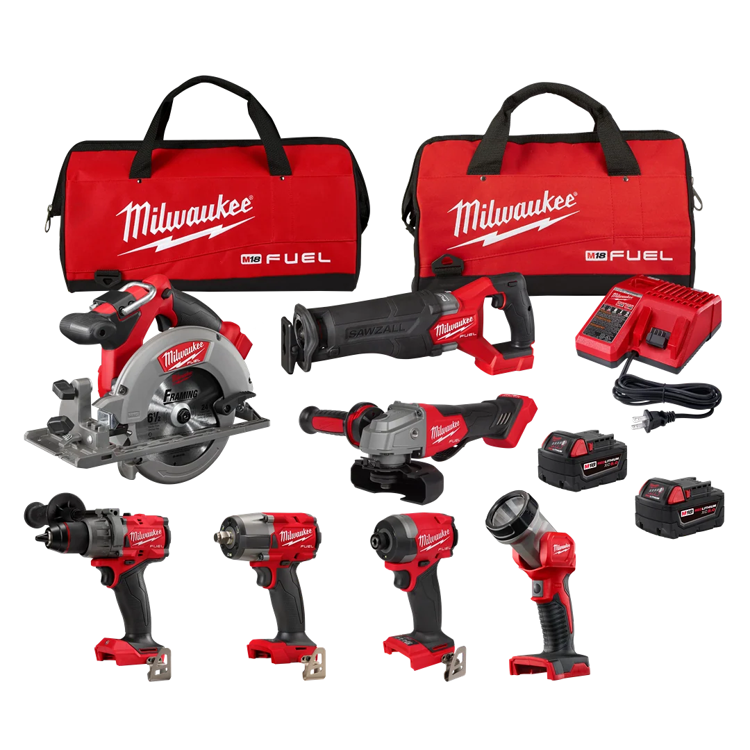 Elegant Milwaukee M18 FUEL™ 7-Tool Combo Kit Effective