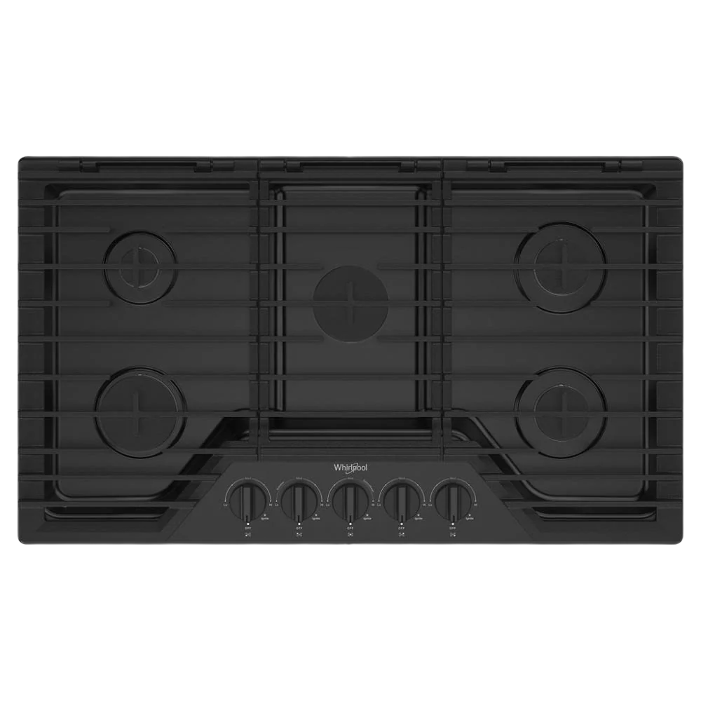 Official 36-inch Gas Cooktop with EZ-2-Lift™ Hinged Cast-Iron Grates Trusted
