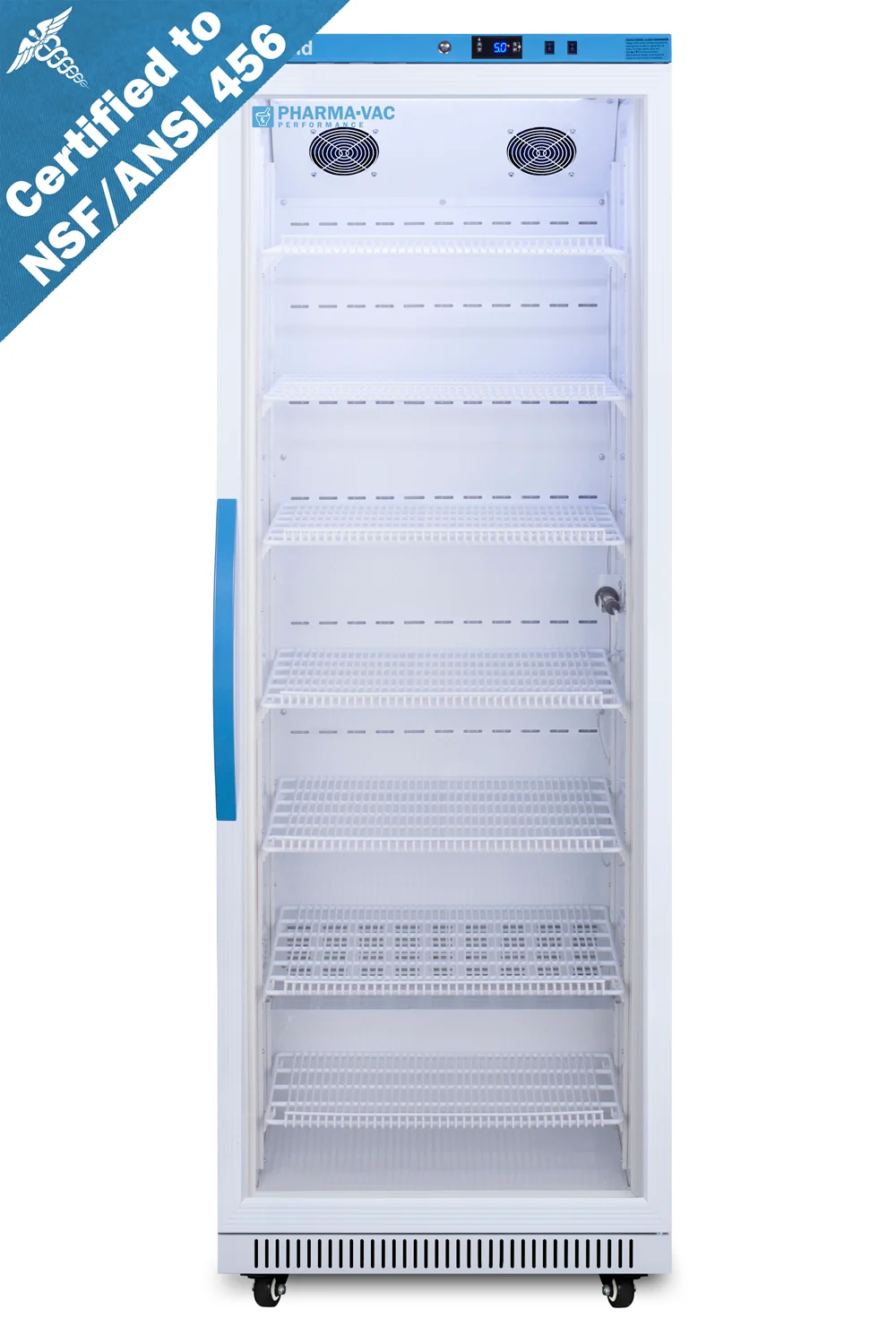 Premium Material 18 Cu.Ft. Upright Vaccine Refrigerator to NSF ANSI 456 Vaccine Storage Standard Excellent