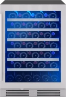 Dependable Presrv Wine Cooler 24in UC SS Gls R Door 1Z Selected