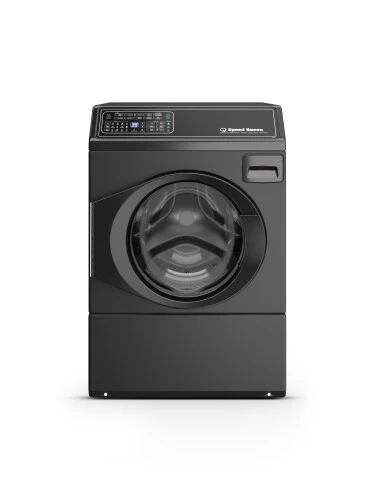 Authentic 3.5 cu ft. Left-Hinged Front Load Washer with Pet Plus™ - Matte Black Optimized
