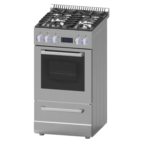 Elegant Avanti ELITE Series 20 Gas Range Oven - Stainless Steel Classic