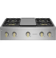 Fashionable Monogram 36 Professional Gas Rangetop with 4 Burners and Griddle Premium Material