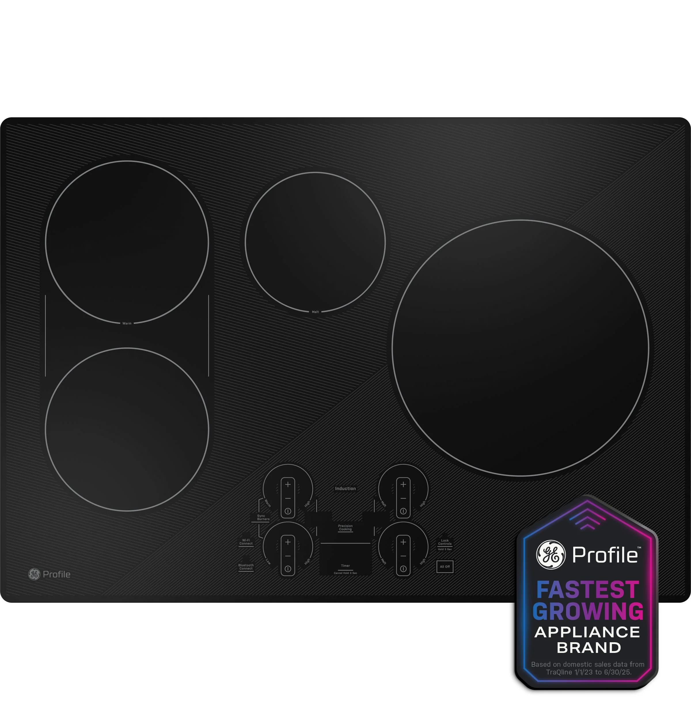 Functional GE Profile™ ENERGY STAR® 30 Built-In Touch Control Induction Cooktop Convenient