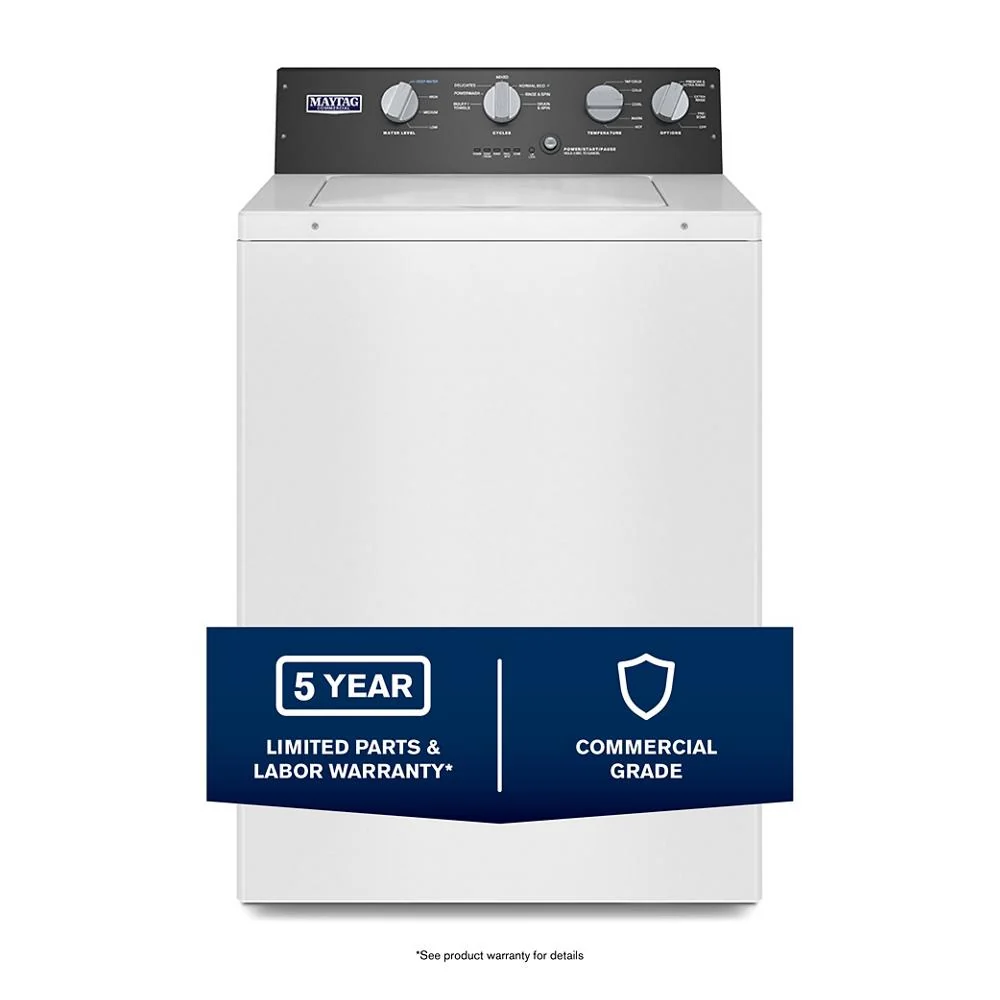 Luxury Commercial-Grade Residential Agitator Washer - 3.5 cu. ft. Exceptional