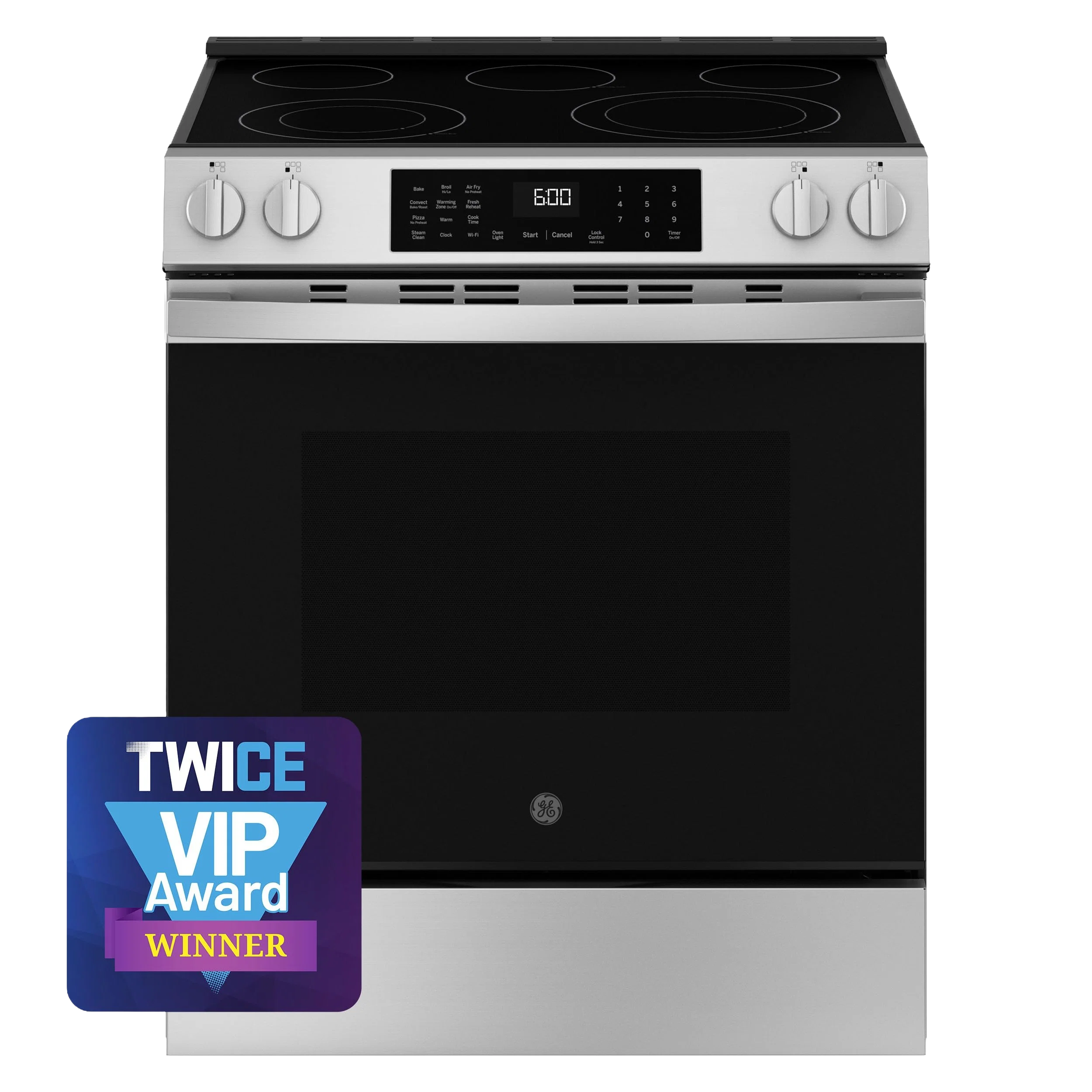 Eco-Friendly GE® ENERGY STAR® 30 Slide-In Electric Convection Range with No Preheat Air Fry and EasyWash™ Oven Tray Outstanding