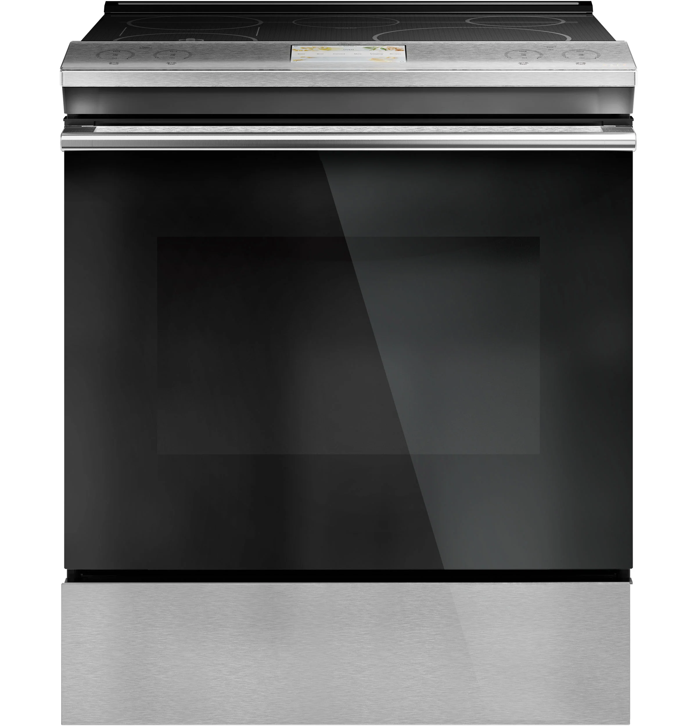 Authentic CAFÉ™ 30 Smart Slide-In Front-Control Induction and Convection Range with In-Oven Camera in Platinum Glass Reliable