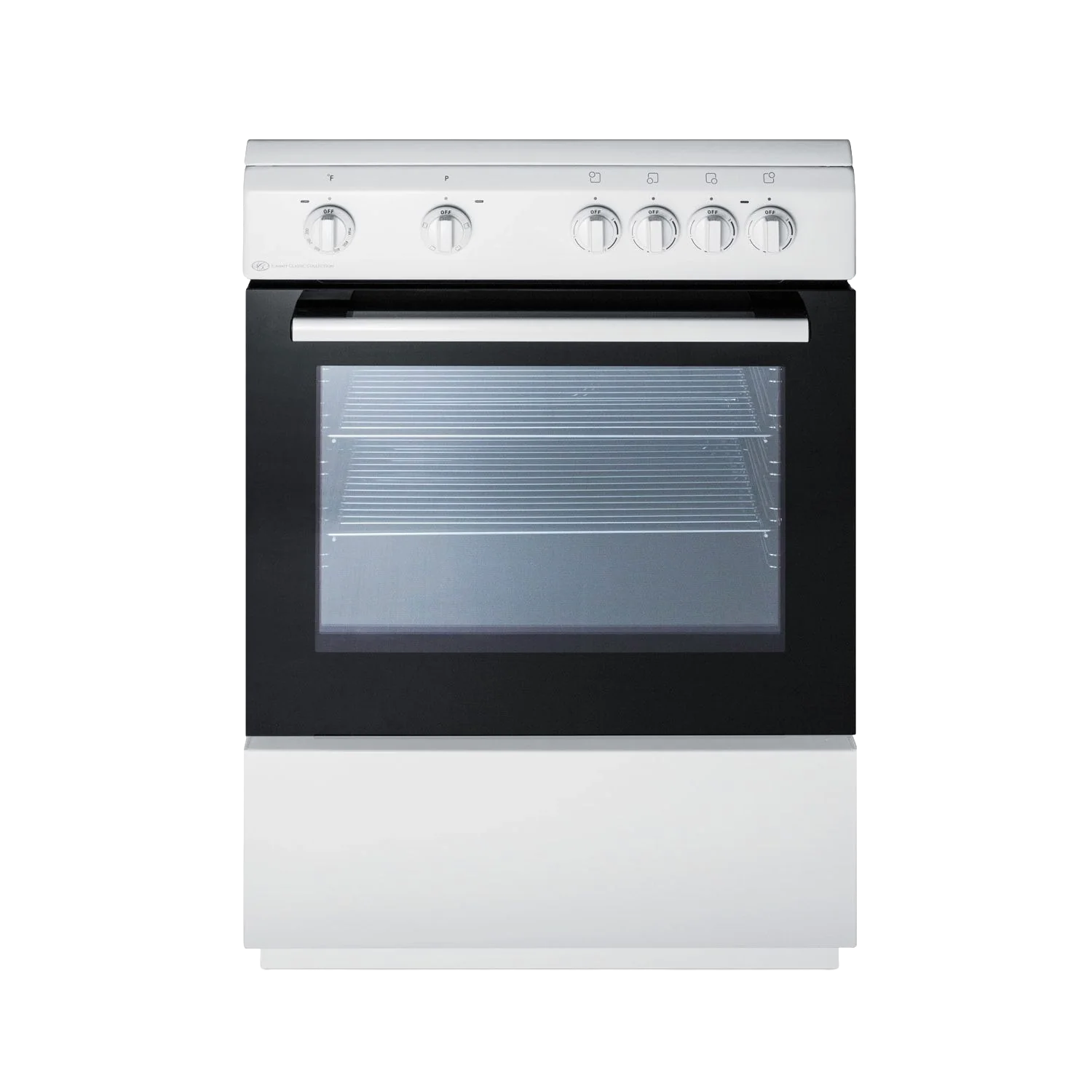 Practical 24 Wide Smooth Top Electric Range Green