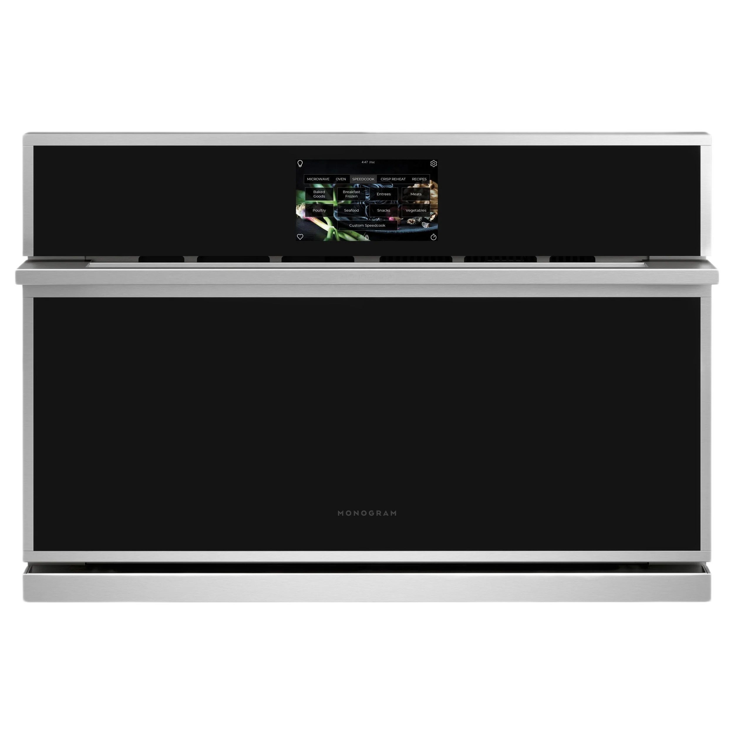 Genuine Monogram 30 Minimalist Five-in-One Wall Oven with 120V Advantium® Technology Exclusive
