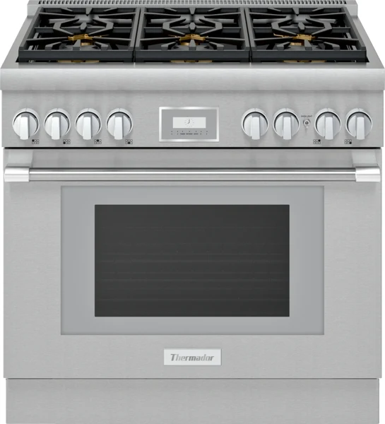 Carefully Designed Gas Professional Range 36'' Pro Harmony® Standard Depth Stainless Steel Eco-Friendly