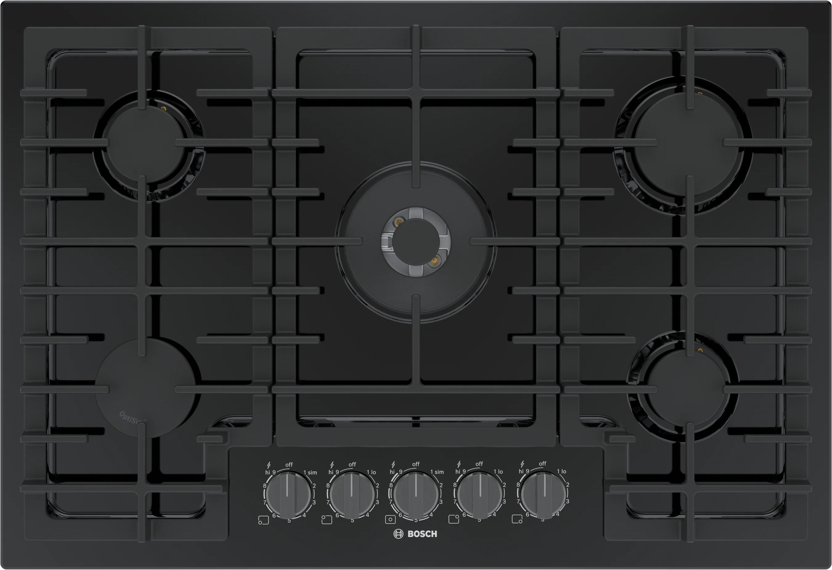Fast 800 Series Gas Cooktop 30'' Black Soft