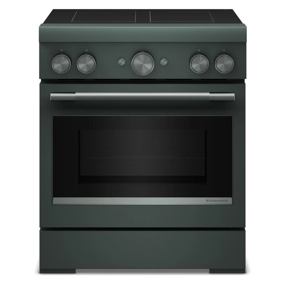 Selected 30-Inch 4-Element Induction standing Commercial-Style Range with Air Fry Crafted