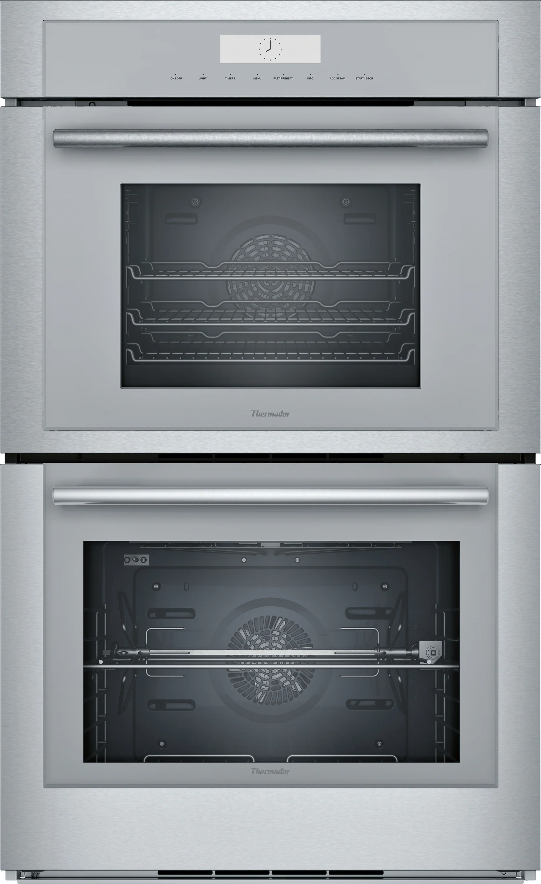 Stylish Masterpiece® Double Steam Wall Oven 30'' Stainless Steel Clean