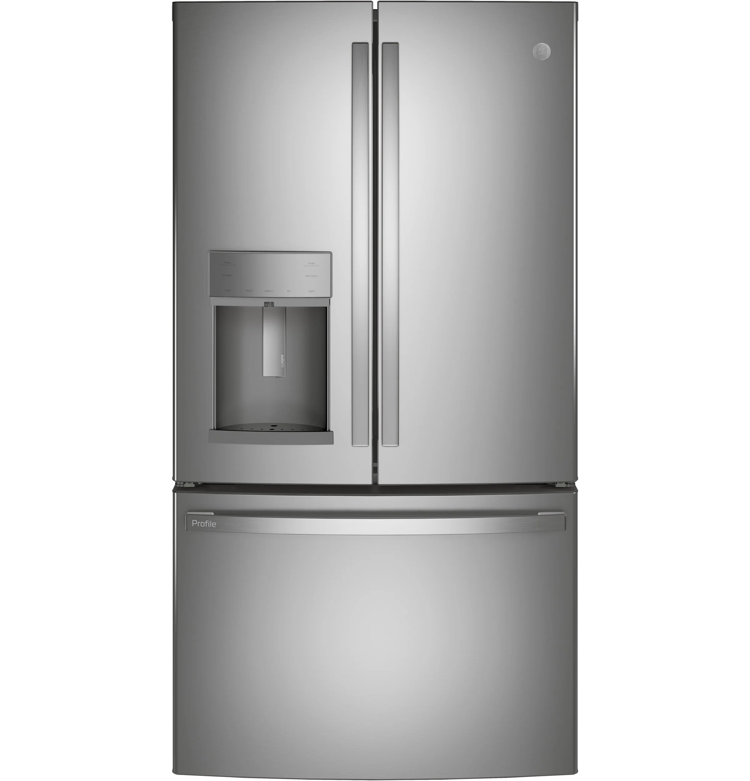 Enhanced GE Profile™ Series ENERGY STAR® 22.1 Cu. Ft. Counter-Depth French-Door Refrigerator with Hands- AutoFill Next-Generation