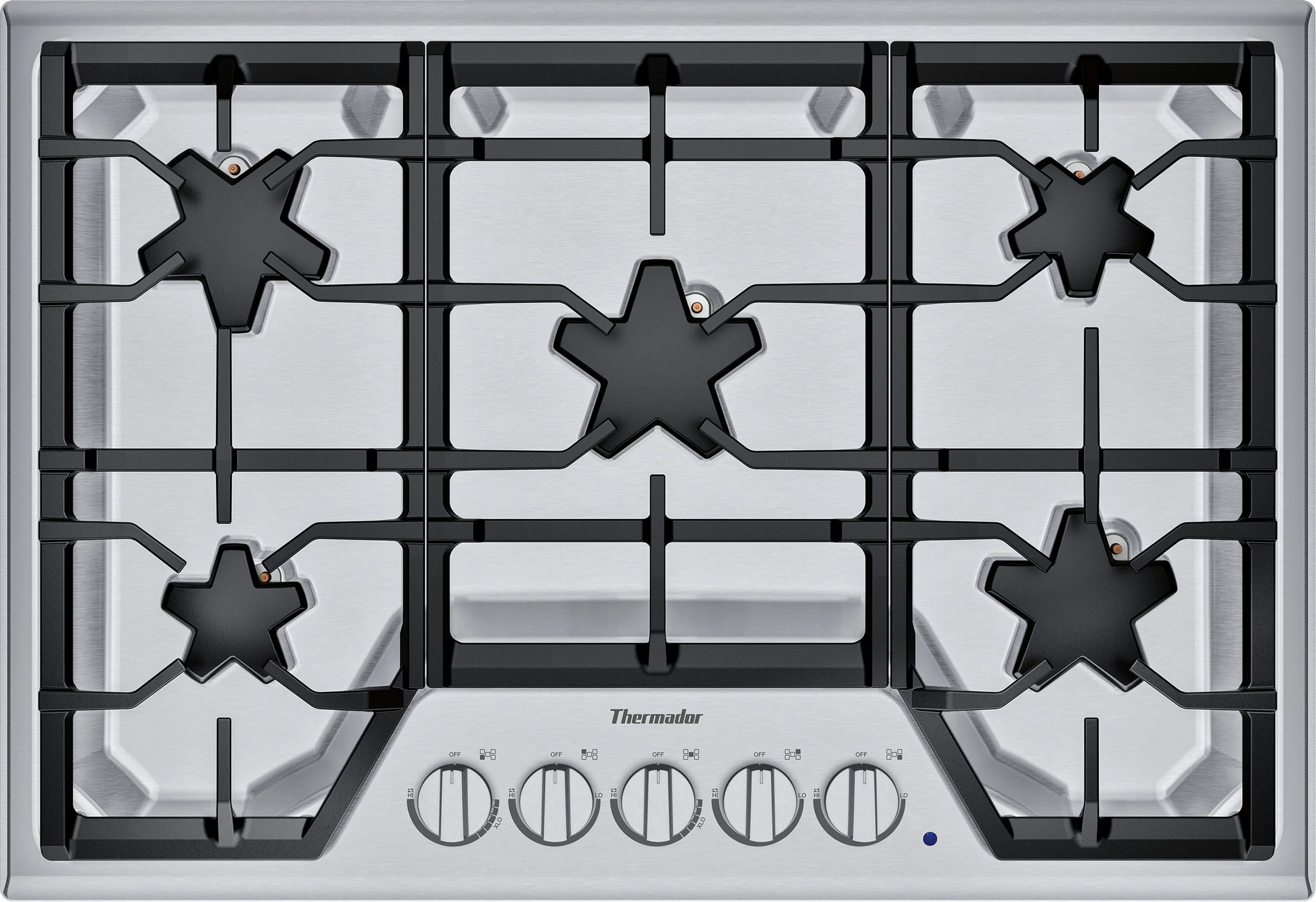 Environmentally Friendly Masterpiece® Gas Cooktop 30'' Stainless Steel High-Quality
