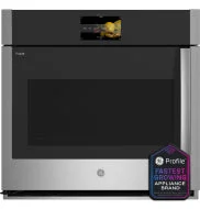 Clean GE Profile™ 30 Smart Built-In Convection Single Wall Oven with Left-Hand Side-Swing Doors Expertly Made